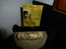 Thanaka in the bathrrom at Amazing Bagan Resort