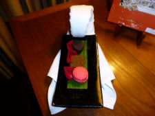 Sweet treats at The Strand hotel in Yangon