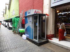 There are ATMs around in Yangon
