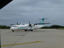 Air Bagan plane in Myanmar