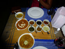 Indian food at Aroma(2) in Bagan