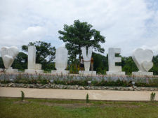 Gard and Nikki at People's Park in Yangon