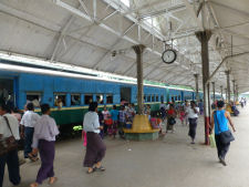Train station in Yangon