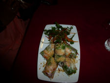 Spring rolls at Nemo on Phu Quoc
