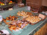 Part of the breakfast at Anglo American hotel in Florence