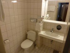 Bathroom at Fleischers hotel in Voss