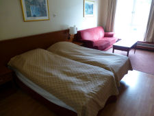 The beds at Fleischers hotel in Voss