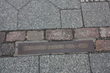 You can find indication of the Berlin wall around the city