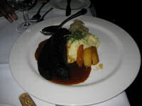 Blood sausage at Lutter & Wegner