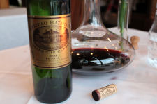 They have an extensive collection of Bordeaux wine at Restaurant Elysee in Voss