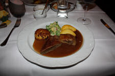 Brandenburger duckling at the restaurant Altes Zollhaus in Berlin