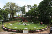 The huge clock at Wat Phnom