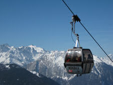 Gondola from Medran in Verbier