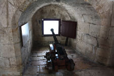 Guns at Belem tower in Lisbon