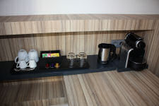 Nespresso machine at Inspira Santa Marta Hotel in Lisbon