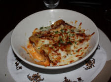 Lasagne at the restaurant Toscana at Madinat Jumeirah