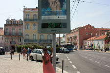 It was nice and warm in Lisbon