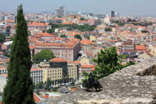 Love birds and a view of Lisbon