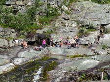 Lunch break when going to Trolltunga
