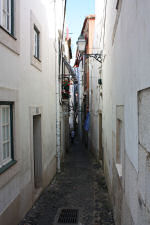 Some of the streets in Alfama are really narrow