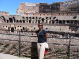 Nikki inside Collosseum