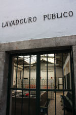 Public laundry room in Alfama