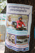 There is focus on road safety in Phnom Penh, Cambodia