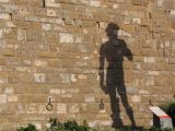 Shadow of David on Piazza della Signoria