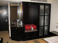 The wardrobe at Traders hotel Dubai