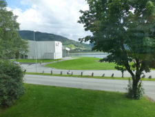 View from room at Fleischers hotel in Voss