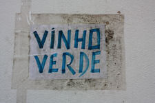 Vinho Verde sign in Lisboa