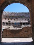 View inside the Collosseum