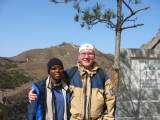 Nikki and myself infront of the Great Wall