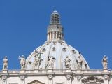 Dome of St. Peter's seen from the square