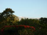 The very first sight of Kibo from the Marangu hotel
