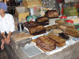 Some kind of fish for sale at Central Market in Phnom Penh