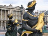 From one of the fountains on Place de la Concorde