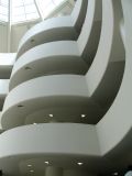 Inside of the Guggenheim museum