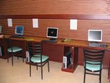The internet office at Kandaburi hotel