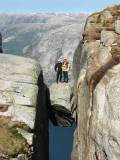 Trying to get in shape by visiting Kjerag