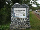 Entering the Kilimanjaro National Park not far from the hotel