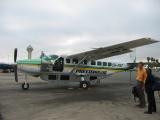 My tiny plane from Nairobi to Kilimanjaro International airport