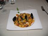 Sea food gnocchi at Osteria Il ditto e la luna 