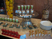 Starters at Fazaris during Friday brunch