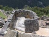 Temple of the sun at Machu Picchu