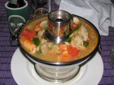 The traditional Tom yam Goong at Tango