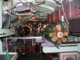 One of the torpedo rooms on the USS Growler