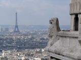 View to Eiffel tower Sacré Coeur
