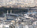 View to Pont Alexandre III seen from Eiffel tower