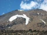 Glacier on the slopes of Kibo